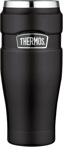 Термокружка без ручки Thermos 0.47 л Stainless King Travel Matt Black (160023) - фото 4