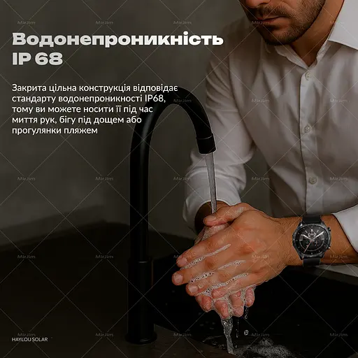 Смарт-годинник Smart Watch Haylou Solar 5 (LS20) – 1.43″ AMOLED, Bluetooth‑дзвінки, голосовий виклик, моніторинг серця/Spo2, для iOS / Android, Black - фото 7