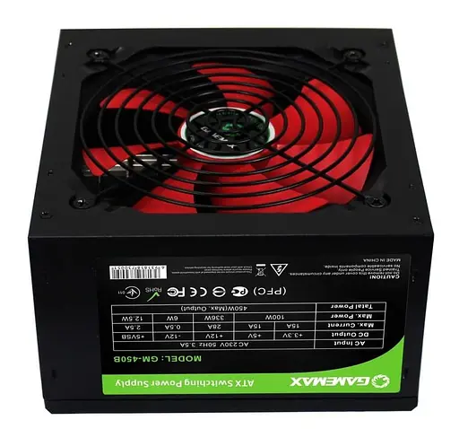 Блок живлення GameMax GM-450B 450W (GM-450B) - фото 2
