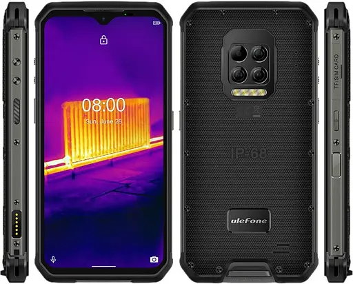Захищений смартфон Ulefone Armor 9 8/128GB 6 600мАг Тепловізор Black - фото 4