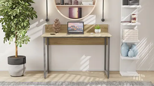 Комп'ютерний стіл Ferrum-decor Скай 75x120x70 сірий ДСП Дуб Сонома 16мм (FRD-101572) - фото 4