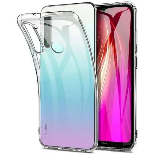 TPU чохол Epic Transparent 1,5mm для Xiaomi Redmi Note 8/Note 8 2021 Безбарвний (прозорий) - фото 1