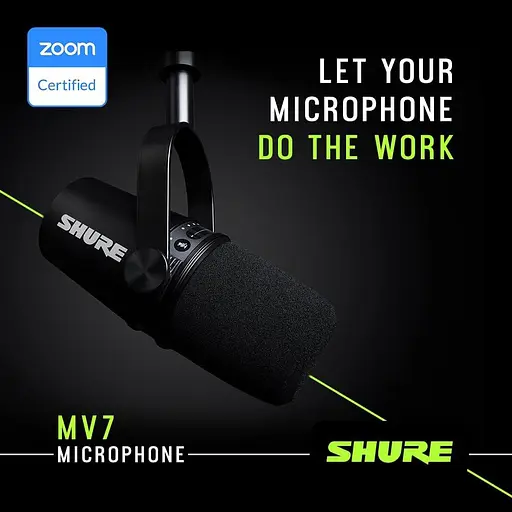 Микрофон Shure MV7-К (XLR/USB) - фото 8