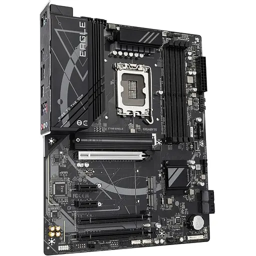 Материнская плата Gigabyte LGA1700, Z790 EAGLE, Z790, 4xDDR5, Int.Video(CPU), 4xSATA3, 3xM.2, 1xPCI-E 5.0 x16, 1xPCI-E 4.0 x16, 1xPCI-E 3.0 x16, 2xPCI-E 3.0 x1, Realtek 7.1, Realtek 2.5GbE, 9xUSB 3.2 / 6xUSB 2.0, HDMI/DP, ATX - фото 3