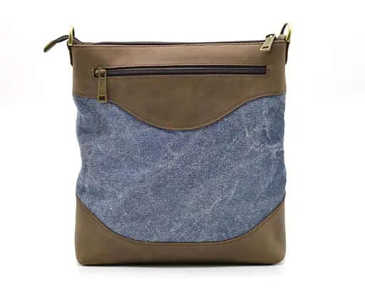 Чоловіча шкіряна сумка через плече TARWA 30х27.5х6.5 см sum0025871 - фото 4