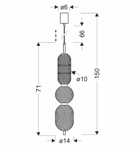 Люстра Candellux 33-35363 PUMA - фото 2