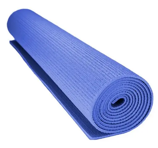 Коврик для йоги и фитнеса Power System PS-4014 PVC Fitness-Yoga Mat Blue (173x61x0.6) (PS-4014_Blue) - фото 2