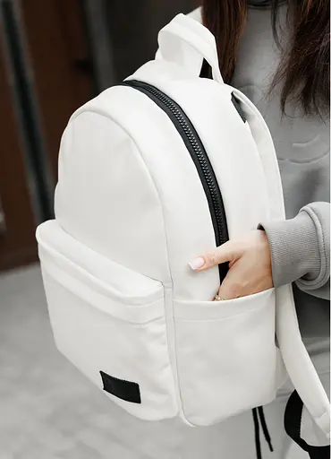 Жіночий рюкзак Sambag ZARD LST білий 46 х 28 х 13 см (25018008) - фото 3