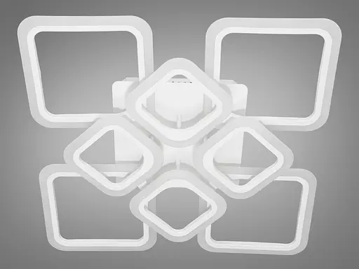 Светодиодная люстра смарт светильник с ИК пультом и димером, 105W - фото 4