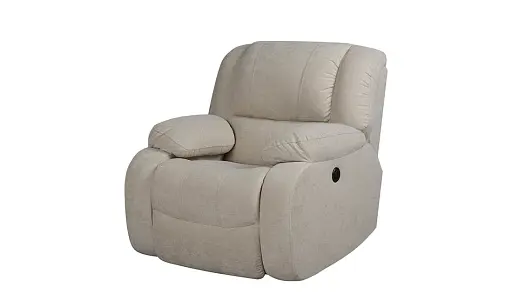 Крісло Ремо з електричним реклайнером бежеве