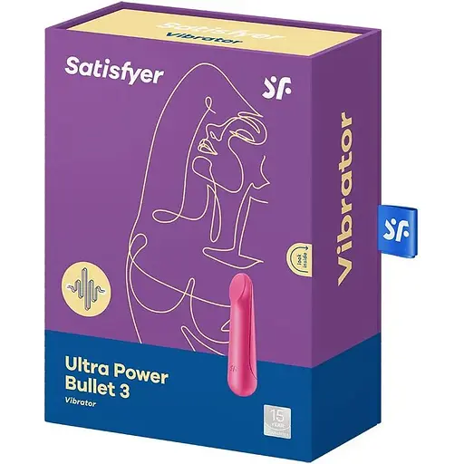 Віброкуля на акумуляторі Satisfyer Ultra Power Bullet 3 Red - фото 6