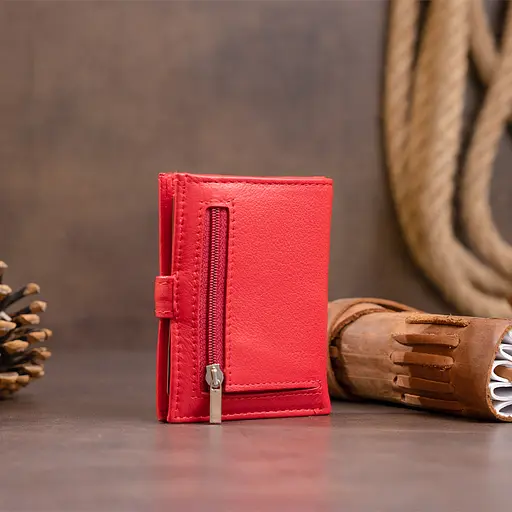 Женский кожаный кошелек-визитница ST Leather 10х8.3х1.5 см acs0015289 - фото 10