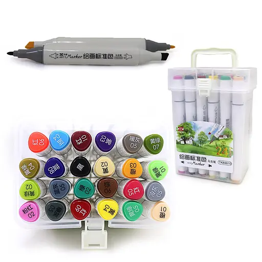 Набор скетчмаркеров треугольных, 24 шт., 83010TK-24