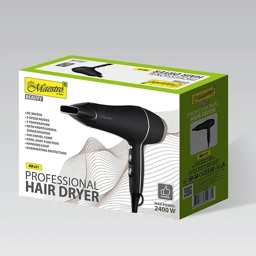 Профессиональный фен Maestro MR-221 - фото 3