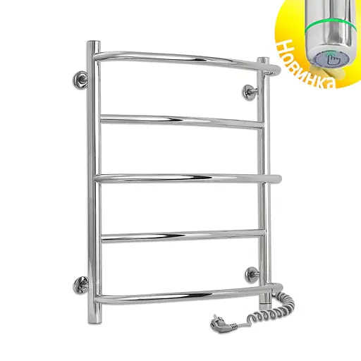 Электрический полотенцесушитель Laris Евромикс П5 450x500 Э сенсор S3 правый 73207675, Хром, Правое, Электронный - фото 2