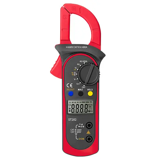 Токовые клещи Aneng ST202 Измерение: V (AC/DC) A (AC) Ω, C (NCV) - фото 2