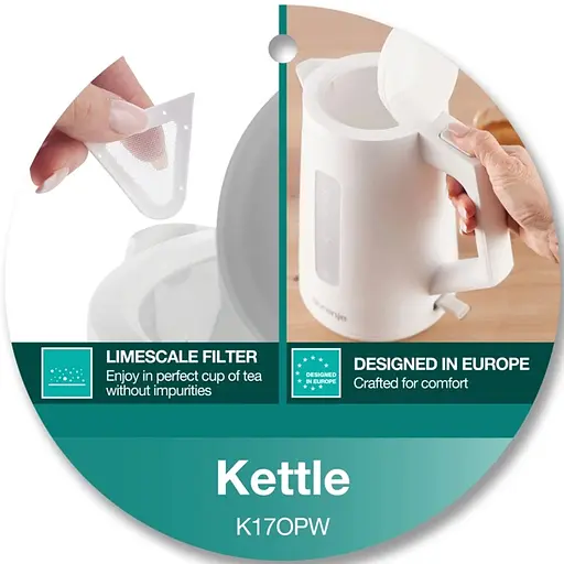 Электрочайник Gorenje K17OPW (7159945) - фото 6