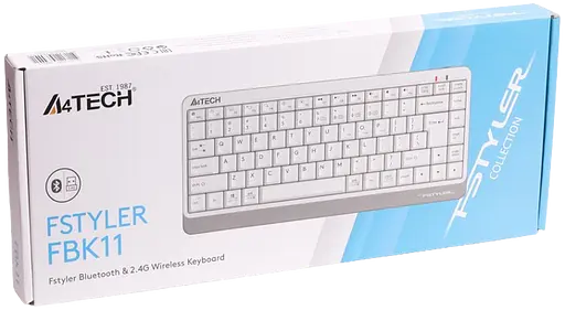 Клавіатура A4Tech FBK11 White - фото 3