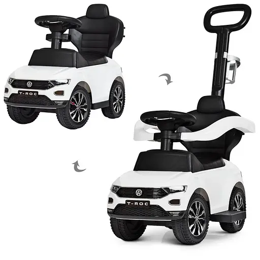 Каталка-толокар Metr+ 651-1 Білий 2 в 1 - фото 2