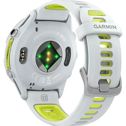 Смарт-часы Garmin Forerunner 970 Titanium with Whitestone Case and Whitestone/Translucent Amp Yellow Band 010-02969-11 (142390) - фото 3