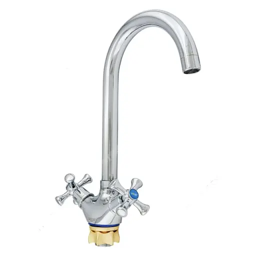 Смеситель для кухни Udis DTZ4-A827 двухвентильный Хром 30412 - фото 1