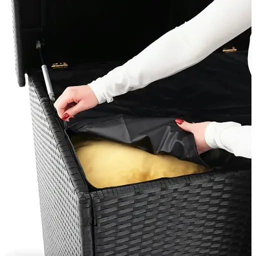 Скриня садова для зберігання Di Volio Varise 740 L чорний - фото 6