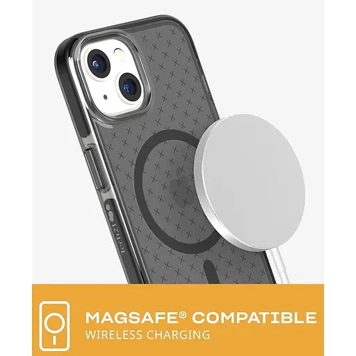 Оригинальный противоударный чехол Tech21 Evo Check MagSafe для iPhone 14/13 Black T21-9817 - фото 9