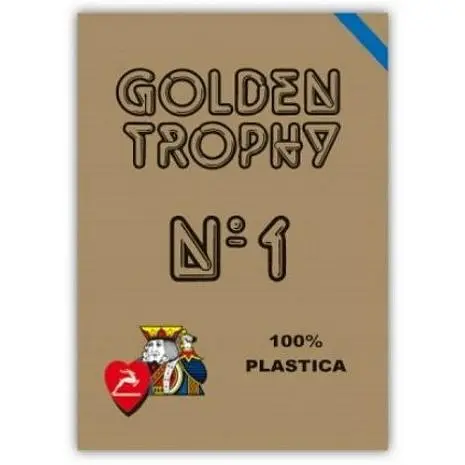 Карти гральні Modiano Golden Trophy 100% Plastic (blue) (00450)