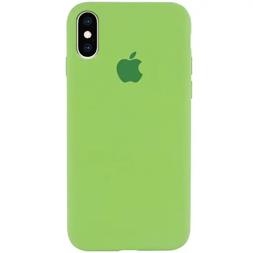 Чехол Silicone Case Full Protective AA для Apple iPhone XS Max 6.5 Мятный/Mint