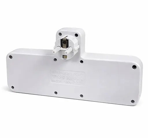 Мережевий фільтр-адаптер Voltronic UL8625 7-in-1, 4x220V-2500W, 2xUSB, 1xType-C PD - фото 3