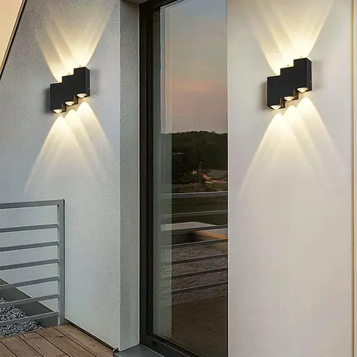 Подсветка Brille фасадная LED 8W WW IP54 BK (AL-620/8) - фото 9