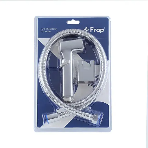 Гигиенический гарнитур хром Frap F022, Хром - фото 5