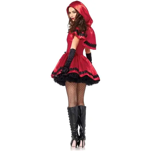 Костюм червоної шапочки Leg Avenue Gothic Red Riding Hood S - фото 8