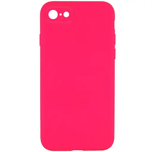 Чехол Epik Silicone Case Square Full Camera Protective AA NOLOGO для Apple iPhone 6/6s 4.7 Розовый/Barbie pink