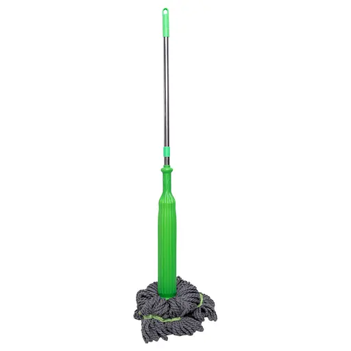 Швабра миття підлоги Household HP-35015-43 з мотузковим мопом 105 см Зелений