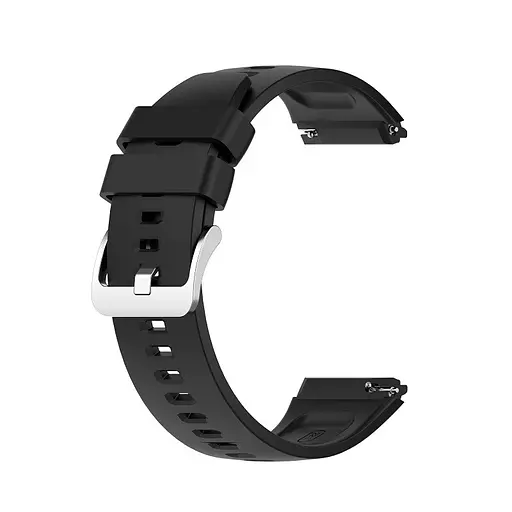 Комплект Tamister для годинника Xiaomi Mi Watch Color 2 чорний (чохол + силіконовий ремінець 22 мм) - фото 6