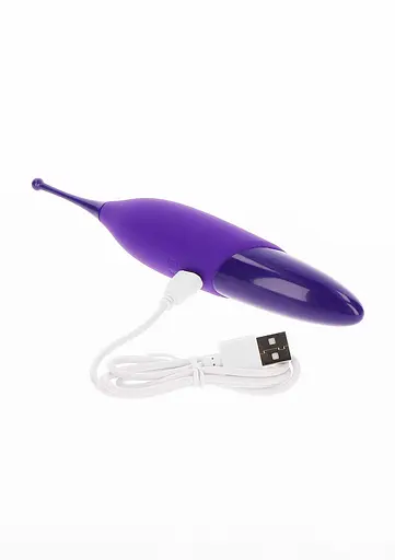 Вібратор для клітора Toy Joy SeXentials Magnificent 19 см фіолетовий - фото 5