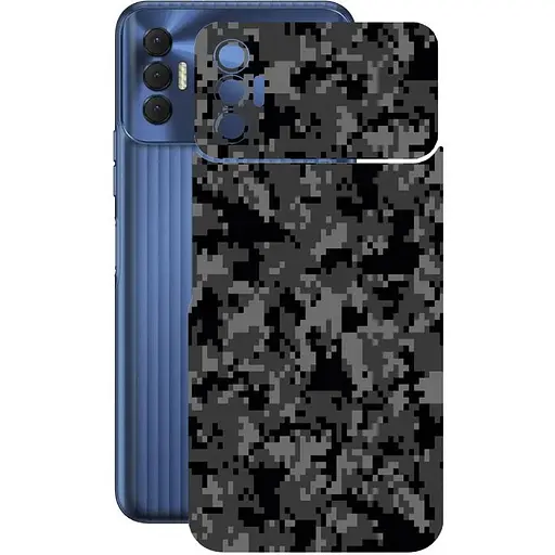 Защитная пленка StatusSKIN для Tecno Spark 8p KG7n Корпус Винил Пиксель 1 - фото 1