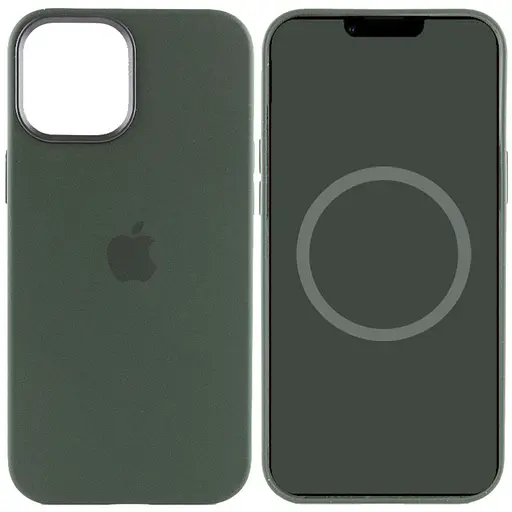 Чохол Epik Silicone case AAA with Magsafe and Animation для Apple iPhone 12 Pro/12, 6.1 Зелений/Cyprus Green