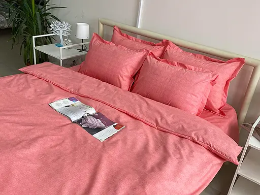 Комплект постільної білизни (R-T9284) TAG tekstil Евро pbe0049479 - фото 4