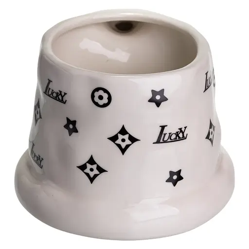 Кружка фарфоровая Lucky 500 мл белый FM-11A - фото 4