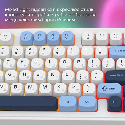 Клавіатура Ajazz AF98 Glacier Blue (AF98-GB) - фото 10