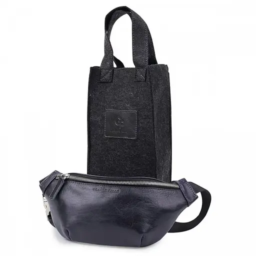 Жіноча шкіряна сумка-бананка Grande Pelle 11х26х7 см sum0026354 - фото 5