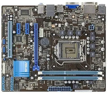 Материнская плата ASUS P8H61-M LE/USB3 (P8H61-M LE/USB3) (Socket 1155, Intel H61, Micro-ATX) Б/у - фото 1