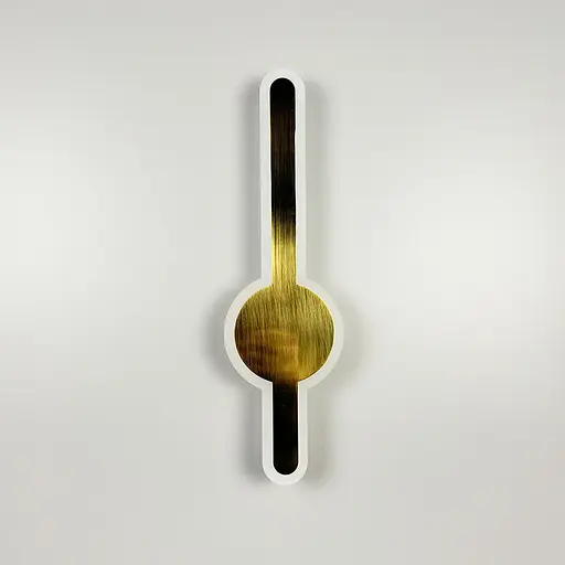 Видовжене світлодіодне латунне бра 40 см Арт. WJ 020/400 AB Line F - фото 6