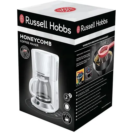 Кофеварка Russell Hobbs Honeycomb [White 27010-56] - фото 9