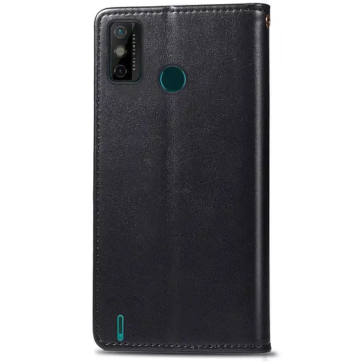 Кожаный чехол-книга GETMAN Gallant (PU) для TECNO Spark 6 Go Черный - фото 2