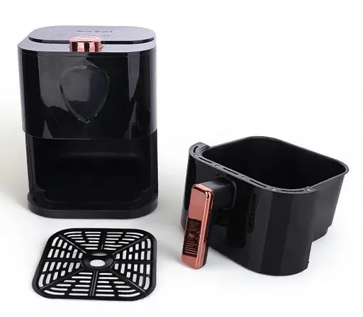 Аерофритюрниця безмасляна SuTai ST-606 6л 1000 Вт Чорна - фото 3