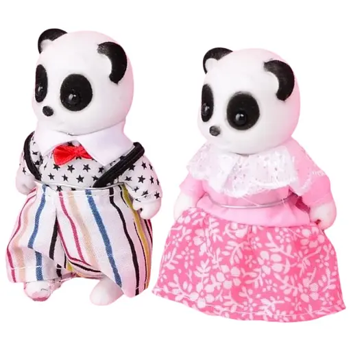 Фигурки Лесные зверьки. Панды IF262