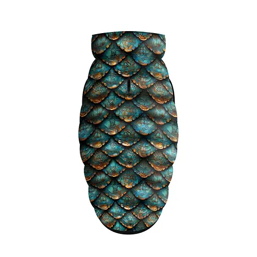 Курточка для собак Waudog Clothes малюнок Луска S40 В 52-55 см С 36-39 см - фото 2